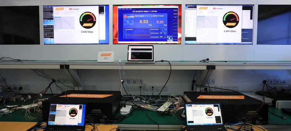 MediaTek and Huawei hit 5.2-8.5Gbps performance during 5G NR IODT testing