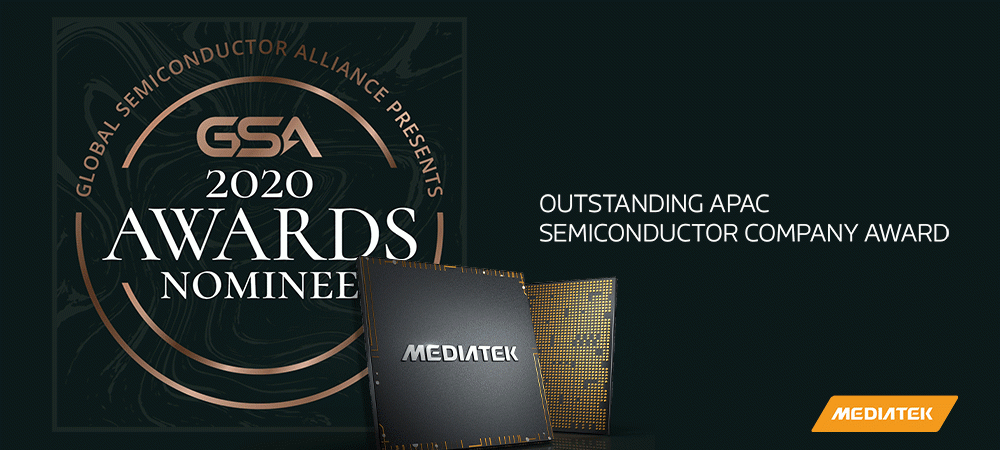 MediaTek is honored as 2020 GSA Awards Nominee