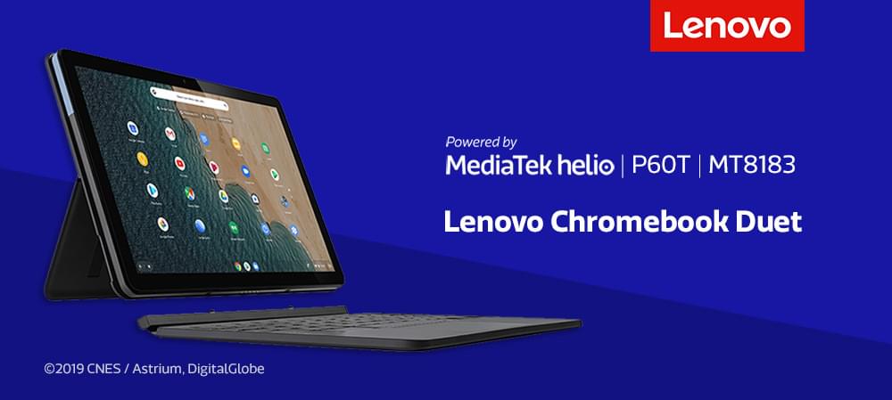 Media love the Lenovo Chromebook Duet, powered by MediaTek