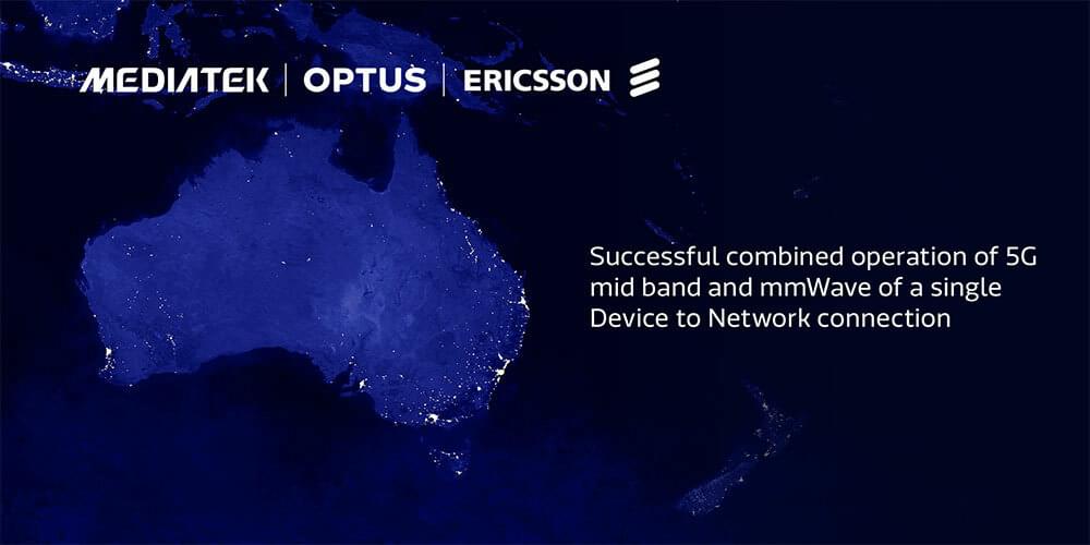 Optus, Ericsson and MediaTek successfully trial 5G NR-DC in Australia