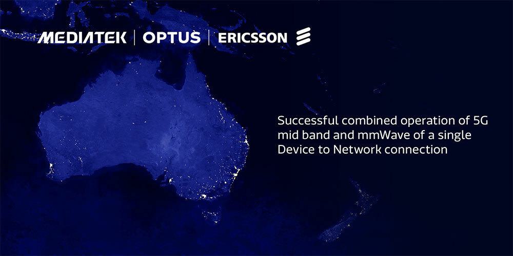 Optus, Ericsson and MediaTek successfully trial 5G NR-DC in Australia