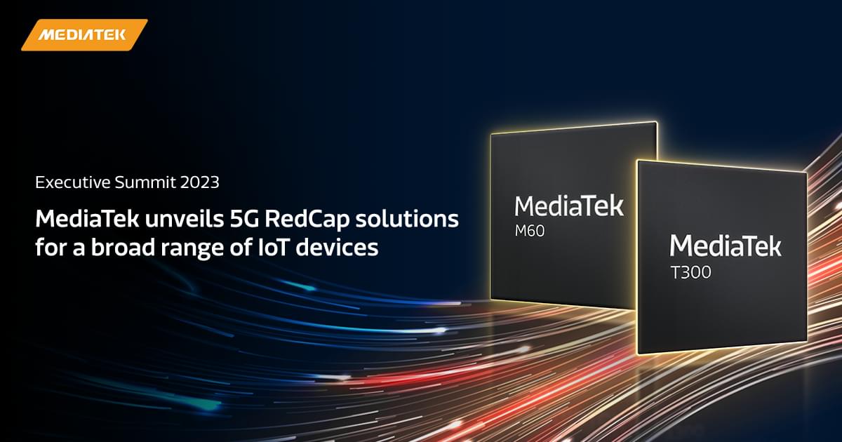 MediaTek introduces new 5G RedCap connectivity solutions for IoT, wearables and data-cards