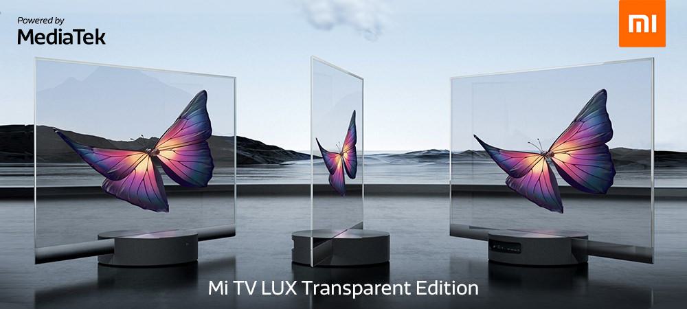 Mi TV LUX OLED Transparent Edition, powered by MediaTek MT9650