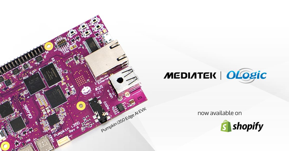 OLogic and MediaTek introduce the Pumpkin i350 Edge AI EVK