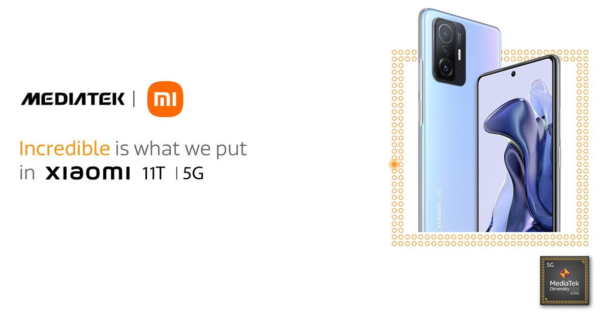 Xiaomi 11T powered by MediaTek Dimensity 1200-Ultra