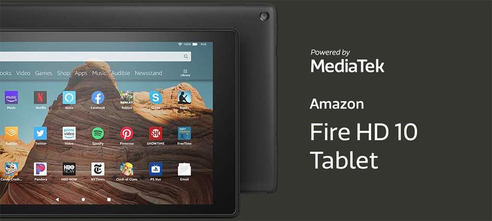 Amazon Fire HD 10 tablet is powered by MediaTek