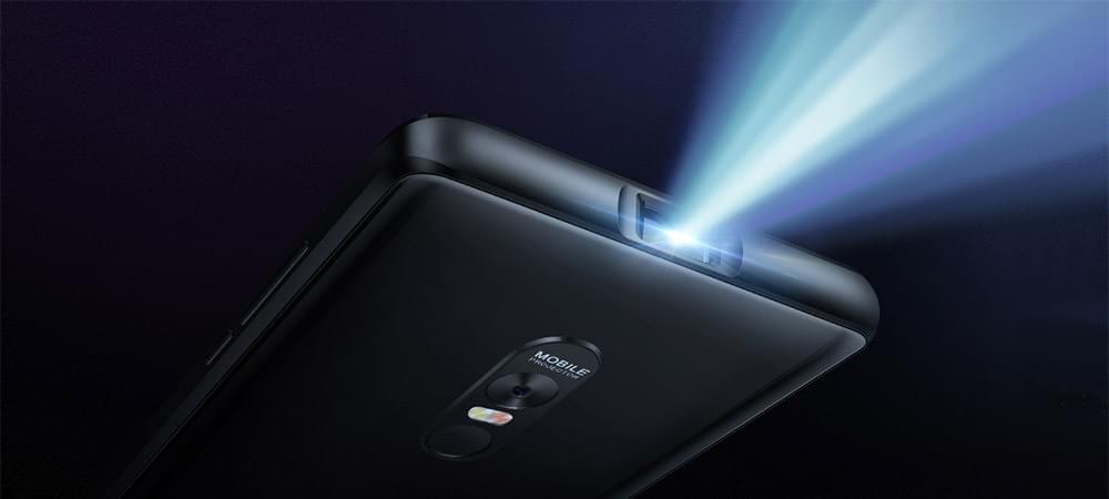 Blackview Max 1 smartphone with laser projector