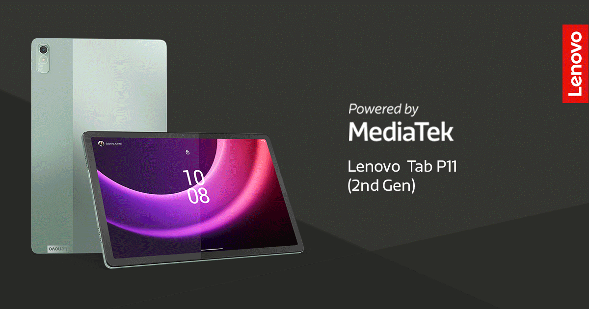 Lenovo Tab P11 (2nd Gen) & Tab P11 Pro (2nd Gen), powered by MediaTek