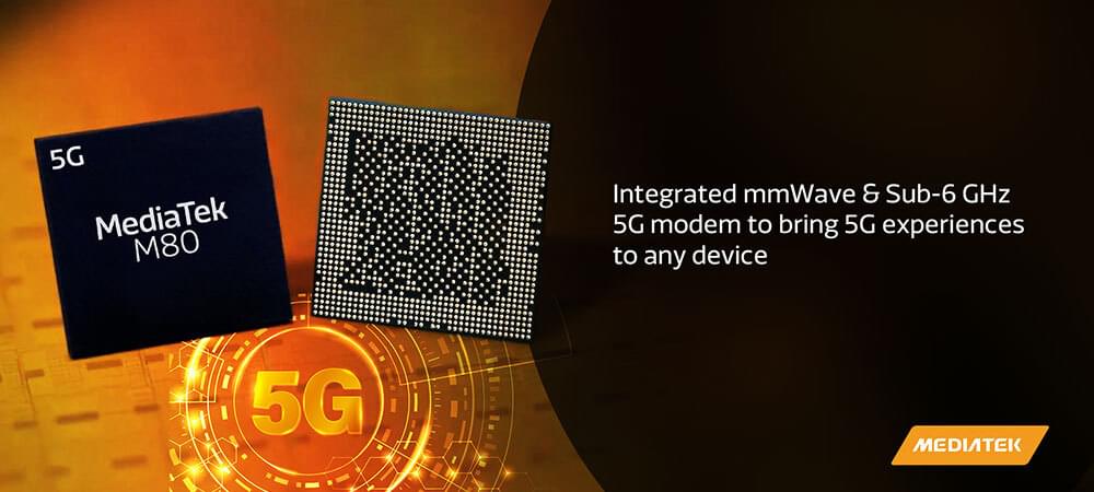 MediaTek launches 5G modem with mmWave and sub-6 GHz 5G technologies