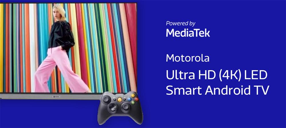 Motorola 164cm (65 inch) Ultra HD (4K) Smart TV powered by MediaTek