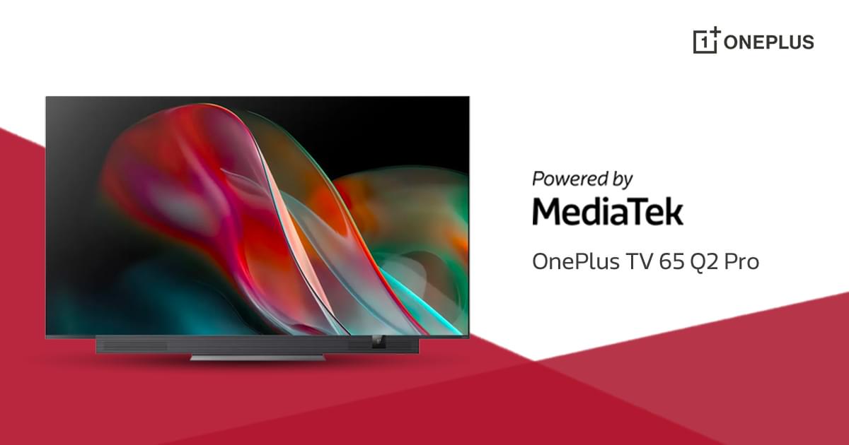 OnePlus TV 65 Q2 Pro powered by MediaTek