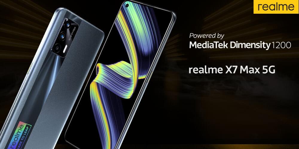realme X7 Max 5G - first MediaTek Dimensity 1200 smartphone in India