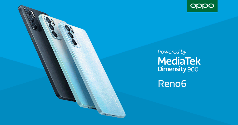 OPPO Reno 6 Pro & Reno 6 powered by MediaTek
