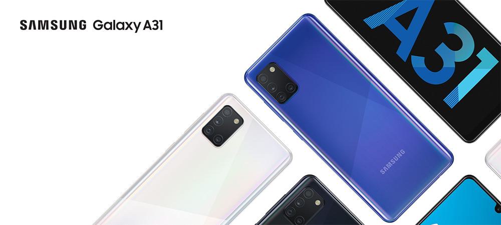 Samsung Galaxy A31, powered by MediaTek