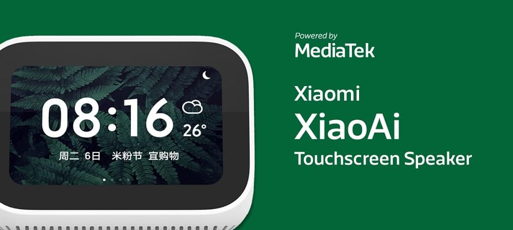 Xiaomi XiaoAi Touchscreen Speaker powered by MediaTek