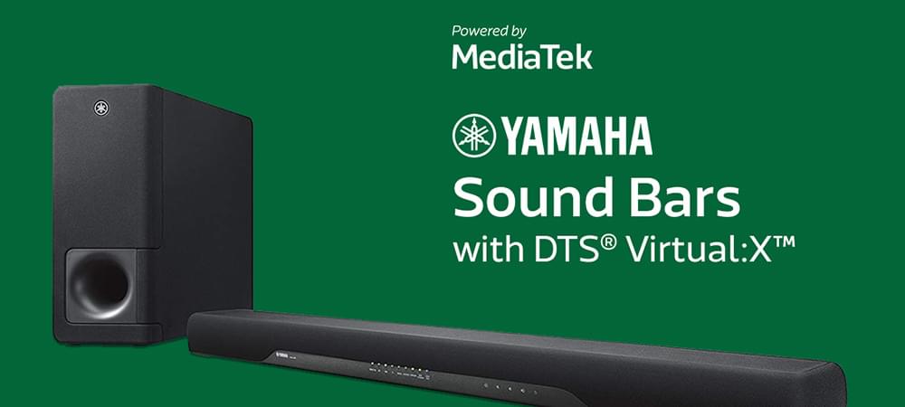 Yamaha YAS-209/YAS-109 Smart Soundbars powered by MediaTek