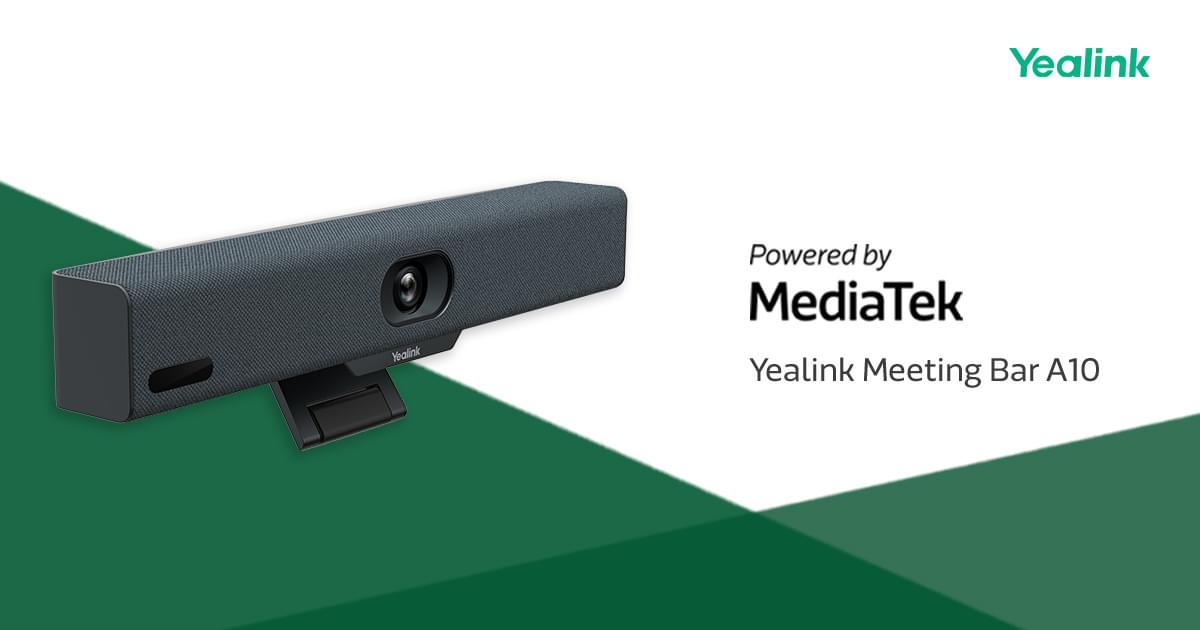 Yealink MeetingBar A10 with Microsoft Teams powered by MediaTek